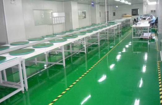 鎮江食品廠一環氧自流平地